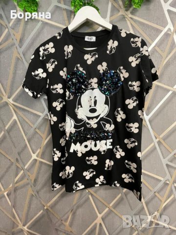 НАМАЛЕНА - Liu Jo нова тениска Мики Маус, снимка 8 - Тениски - 41653971