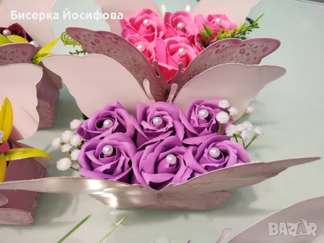 подарък за всеки повод  от подарък за учител до подарък за 8 март , снимка 2 - Изкуствени цветя - 49263761