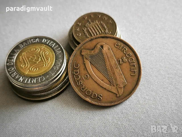 Монета - Ирландия - 1 пени | 1928г., снимка 2 - Нумизматика и бонистика - 51230137