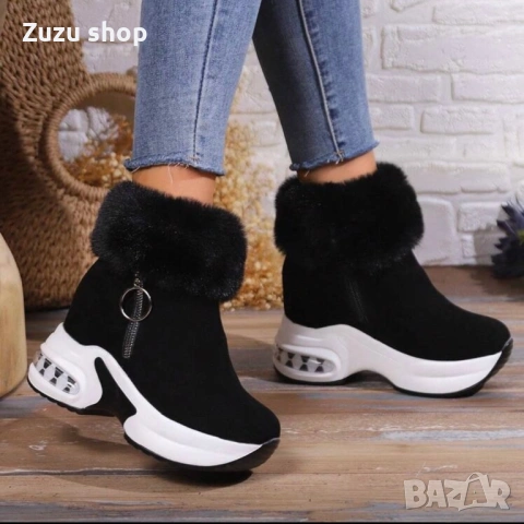 Дамкси черни зимни боти