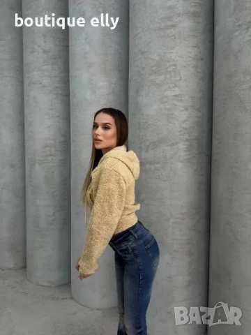 преходно яке в черно и бежово, снимка 4 - Якета - 51756130