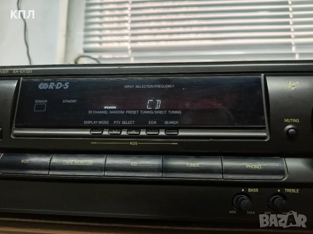 Стерео ресивър Technics sa-ex 120 , снимка 3 - Ресийвъри, усилватели, смесителни пултове - 55725941