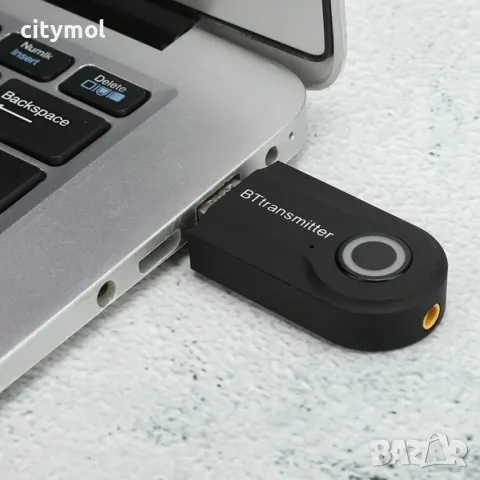 Blutooth предавател Безжичен Bluetooth адаптер 3,5 мм жак AUX + USB, снимка 2 - Ресийвъри, усилватели, смесителни пултове - 49129198