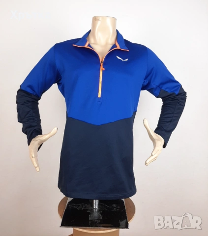 Salewa Puez - Оригинална мъжка блуза с цип размер M, снимка 6 - Блузи - 53463651