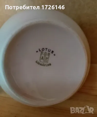 Порцеланов чайник Lotus Lidkoping, снимка 4 - Сервизи - 49439594