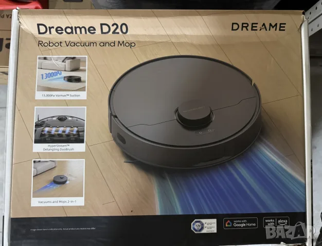 прахосмукачка робот Dreame D20, снимка 5 - Прахосмукачки - 55938372