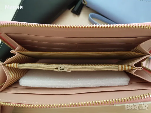 Дамско портмоне. Портмоне. Светло синьо дамско портмоне., снимка 2 - Портфейли, портмонета - 48336362