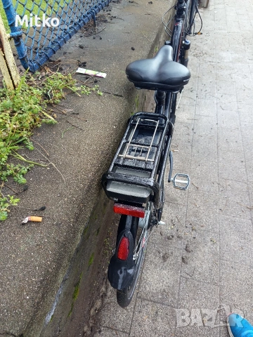 28 цола електрически алуминиев велосипед с 7 скорости усилени капли амортисьори предни като нов , снимка 15 - Велосипеди - 53373018