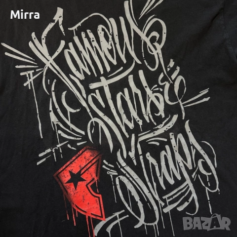 Famous Stars And Straps Graffiti T-shirt , снимка 2 - Тениски - 52057271