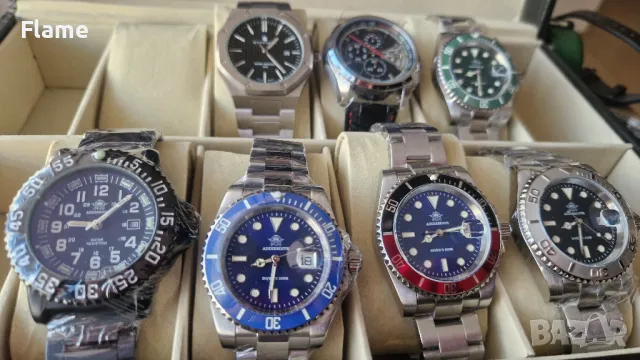 Колекция Часовници дайвър официален нови мъжки водоустойчиви с кутии и гаранция, снимка 4 - Мъжки - 49872165