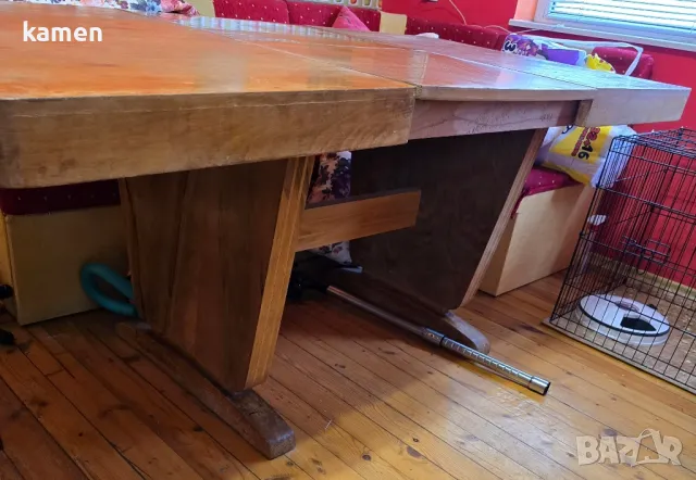 Маса масив с 6 стола, снимка 8 - Маси - 49628992