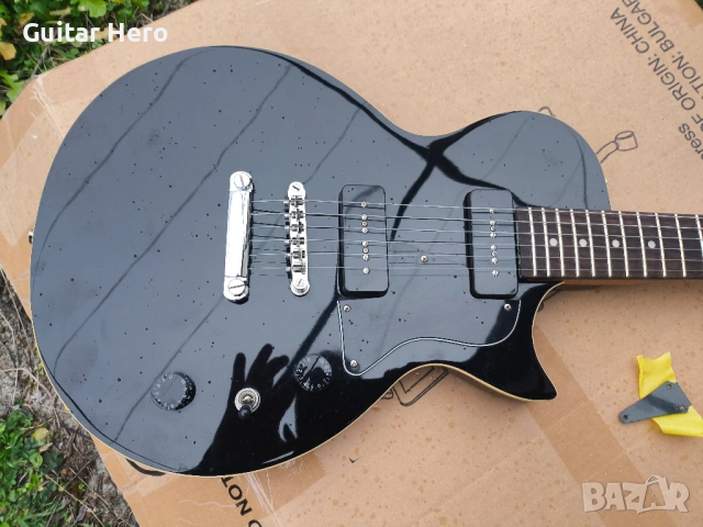 Електрическа китара Stagg LP P90 за ремонт, снимка 5 - Китари - 53165162