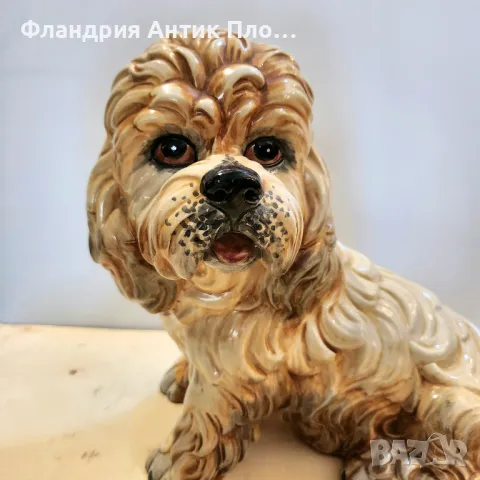 Керамична фигура на кокер шпаньол, снимка 2 - Колекции - 48390413