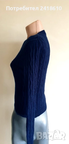POLO Ralph Lauren Cable Pima Cotton Size S НОВО! ОРИГИНАЛ! Дамски Пуловер!, снимка 9 - Блузи с дълъг ръкав и пуловери - 53284691