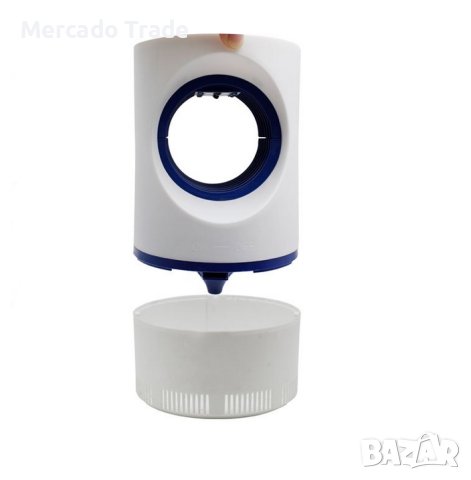 Електрически капан Mercado Trade, За насекоми, 5W, USB, Бял, снимка 4 - Други - 40645222