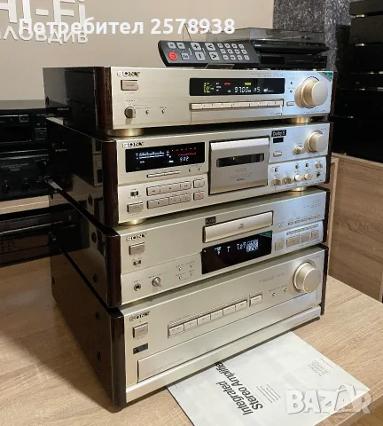 Сет на SONY TA-F 707 ES + CDP-X 505 ES + TC-K 808 ES + ST-S 707 ES В ТОП СЪСТОЯНИЕ !, снимка 4 - Аудиосистеми - 55957401