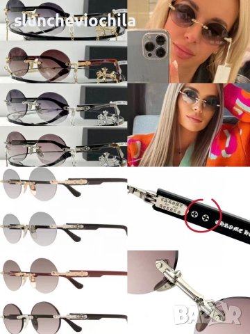 Chrome Hearts Sunglasses DEEP II Gold Deep 2 Deep 1 Слънчеви очила, снимка 14 - Слънчеви и диоптрични очила - 41020397
