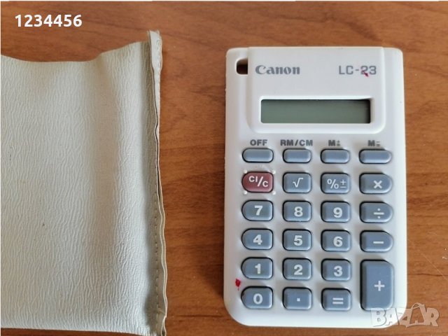 Калкулатор Canon LC-23, джобен, с 8-цифров LCD дисплей, снимка 1 - Други стоки за дома - 35814638