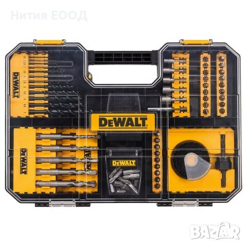 Комплект в куфарче свредла и накрайници Dewalt DT71583, 102 части