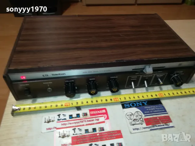 TELETON STEREO AMPLIFIER-ВНОС SWISS 0711240813, снимка 8 - Ресийвъри, усилватели, смесителни пултове - 47872260