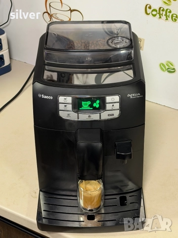 Кафемашина кафе автомат Saeco INTELİA one с гаранция, снимка 5 - Кафемашини - 53001967