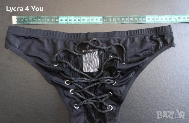 SvenJoiment underwear L луксозен мъжки слип с прозираща мрежа, снимка 9 - Бельо - 41984117