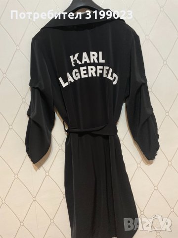 Дамска рокля KARL LAGERFELD, снимка 2 - Рокли - 34775537