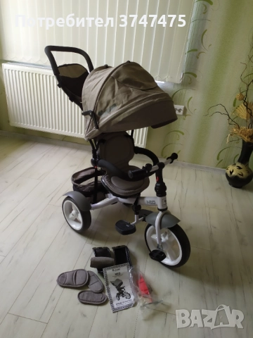детска триколка със сенник, снимка 5 - Детски велосипеди, триколки и коли - 52391071