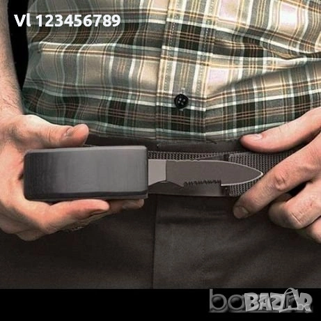 Колан с нож - Belt Knife /скрито носене на нож в токата/, снимка 7 - Ножове - 53840872