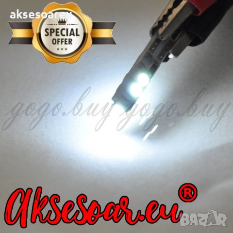 Супер ярка T5 Led крушка 3 и 5 SMD 3030 светлина Т5 Лампа за табло на кола габарит 12V Супер ярки ла, снимка 6 - Аксесоари и консумативи - 41361301