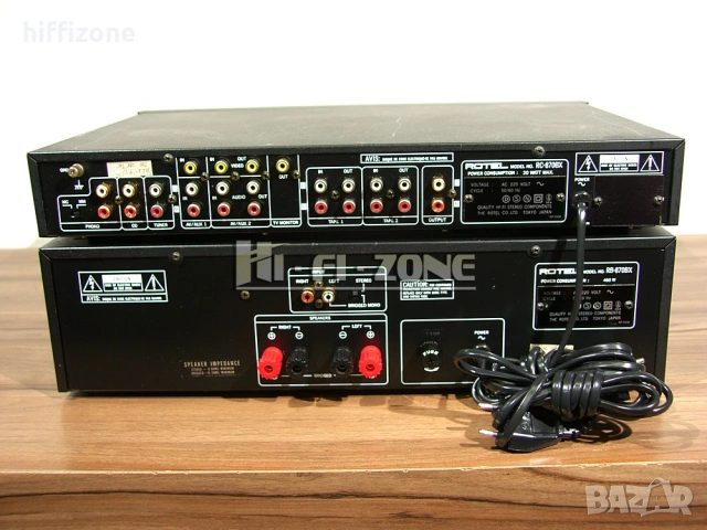 Комплект    Rotel rc-870bx / rb-870bx , снимка 7 - Ресийвъри, усилватели, смесителни пултове - 53682133
