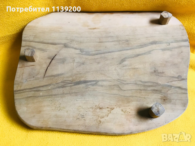 Френски стар поднос дъска за сервиране на мезета сирена, снимка 3 - Прибори за хранене, готвене и сервиране - 36136158
