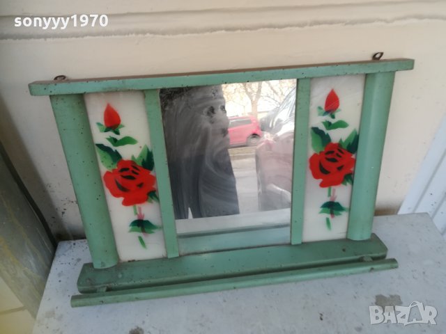 СТАРИННО ОГЛЕДАЛО-АНТИКА 0502221921, снимка 8 - Антикварни и старинни предмети - 35684760