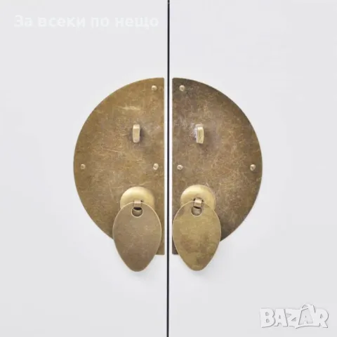 Бюфет китайски стил, масивно дърво, бял Код P243, снимка 6 - Бюфети - 49760123