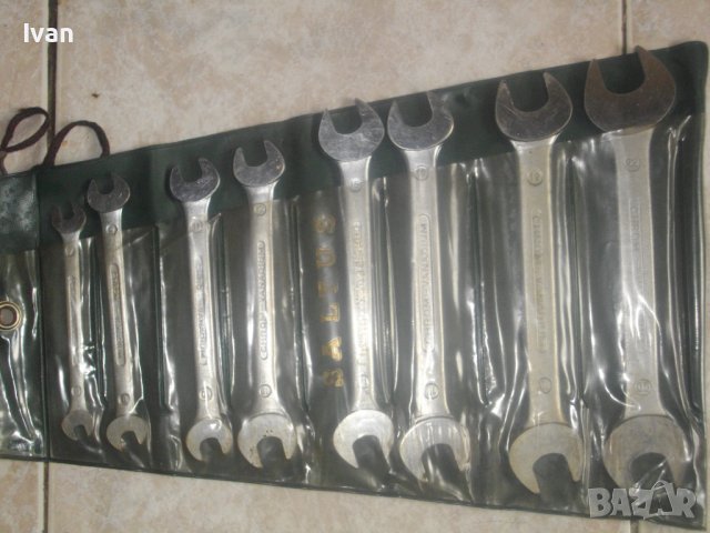 8 бр. НОВ Комплект Гаечни Ключове/Гедория-SALTUS-6-22мм-Старо Немско Качество-В Оригинален Калъф