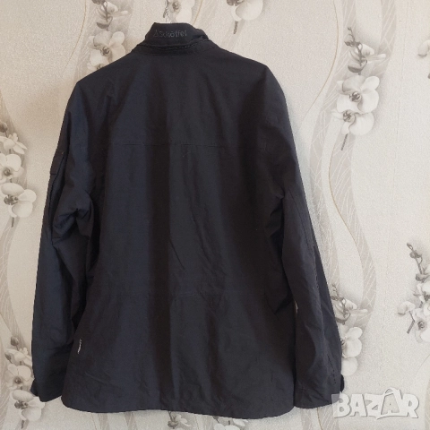 Мъжко черно вълнено кашмирено палто Hugo Boss "Stratus3" с нормална кройка размер М-Л , снимка 13 - Палта - 52133504