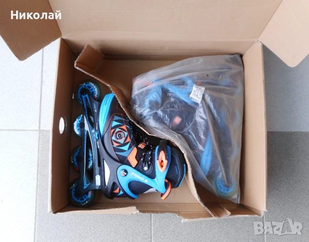 -40% НОВИ Регулируеми ролери Stuf Xoom 2 Boy - №35-38, снимка 11 - Ролери, кънки - 50565058