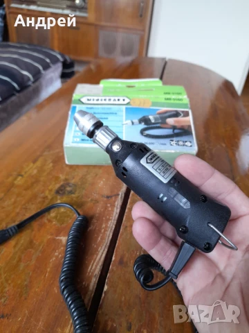 Стара бормашина Minicraft, снимка 3 - Антикварни и старинни предмети - 50910371