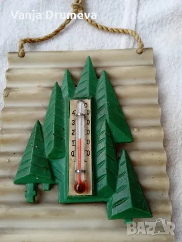 стаен термометър от 60-те години, снимка 2 - Антикварни и старинни предмети - 49829257
