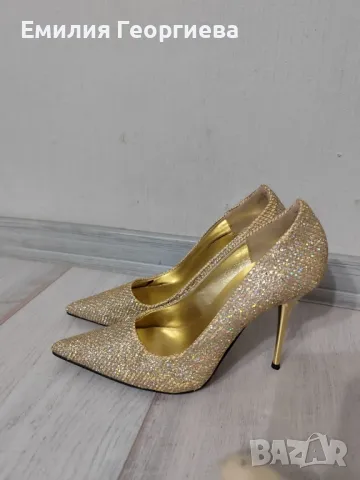 Дамски обувки 37 номер хамелеонови , снимка 3 - Дамски обувки на ток - 49194155