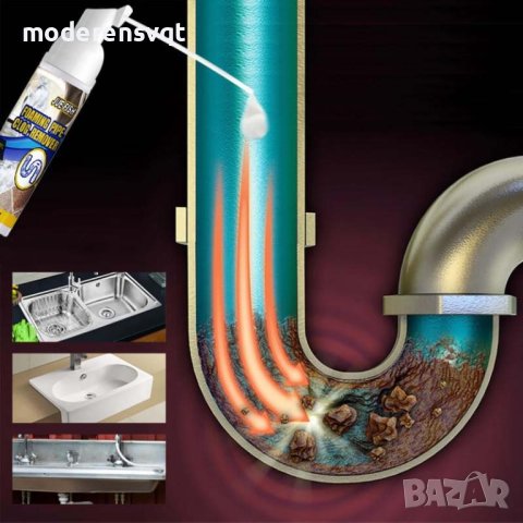 Почистваща активна пяна за мивки и канали Pipe Dredge, снимка 4 - Препарати за почистване - 41626290