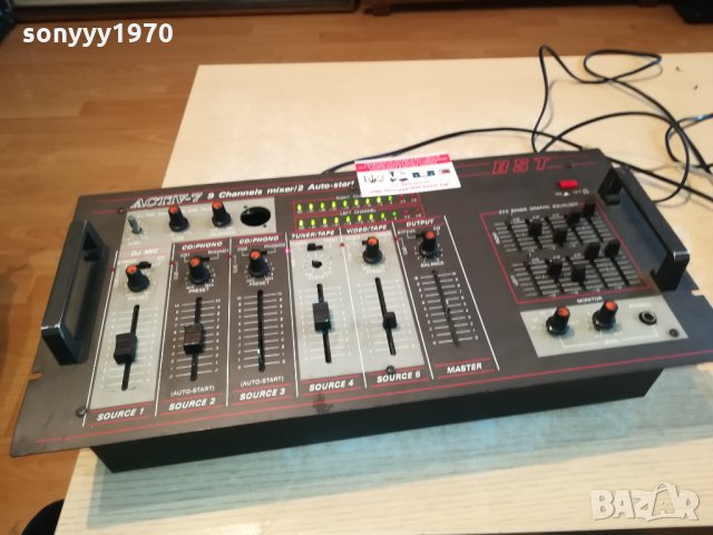 audio mixer equalizer-bst activ-7 9 channels mixer-внос france  1602221228, снимка 3 - Ресийвъри, усилватели, смесителни пултове - 35807942