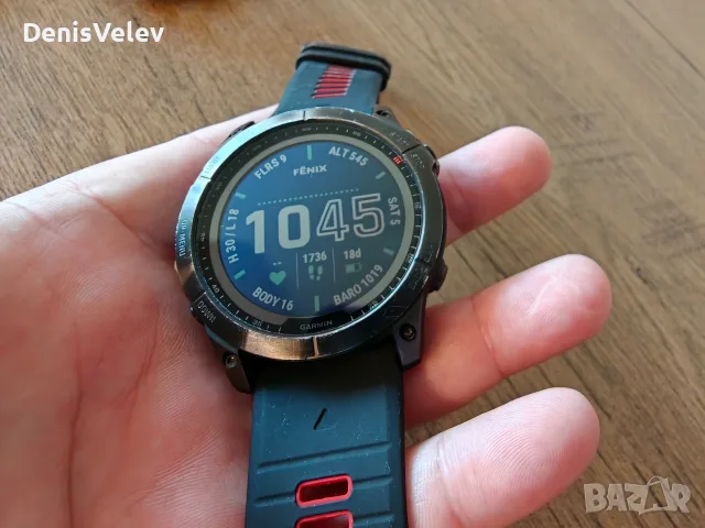 Garmin Fenix 7X Solar , снимка 2 - Смарт часовници - 55958279