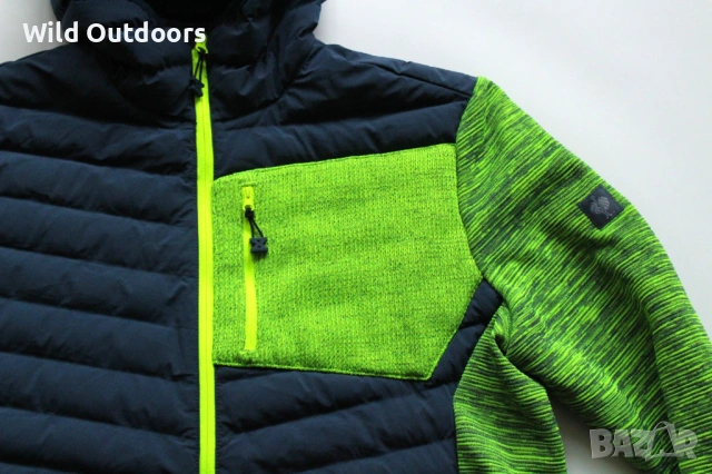 ENGELBERT STRAUSS Hybrid knitted hooded jacket - мъжко яке, размер L, снимка 2 - Спортни дрехи, екипи - 53236318