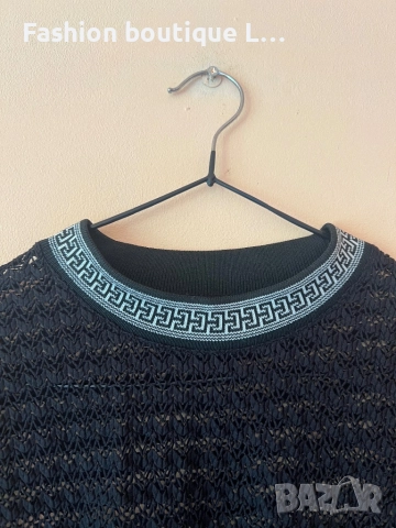 Версаче черна блуза XL размер 🖤, снимка 3 - Блузи с дълъг ръкав и пуловери - 51809533