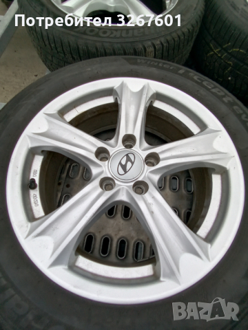 Джанти 17" за Hundai с гуми 225/65/17 Hankook, снимка 5 - Гуми и джанти - 36291065