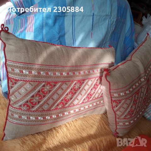 Стари български възглавници със слама, снимка 8 - Декорация за дома - 39571665
