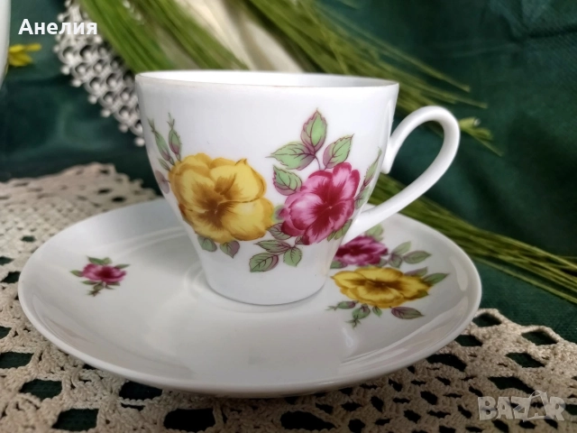 Kahla едри рози , снимка 3 - Чаши - 52942168