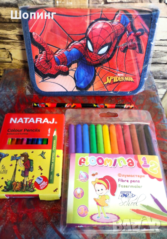 SPIDERMAN - 3D Несесер с аксесоари, ключодържатели, снимка 3 - Ученически пособия, канцеларски материали - 44635382