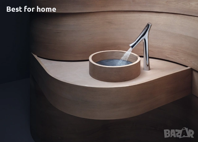 Дизайнерски смесител  AXOR Strack Orgamic от Philippe Starck, снимка 12 - Смесители - 53742272